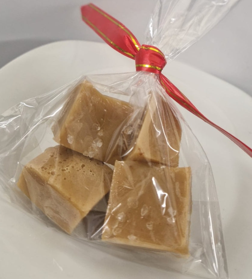 Homemade Salted Caramel Fudge